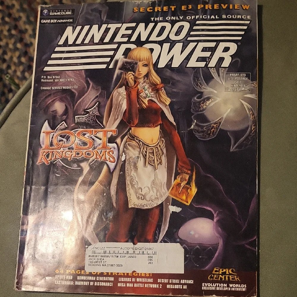 Nintendo Power Magazine - Lost Kingdoms Edition with Purple and Gold Accents